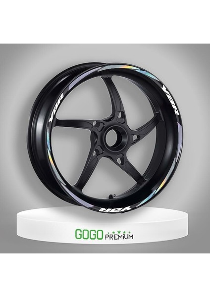 Hologramlı Yamaha Ybr Uyumlu 1 Set Jant Şeridi