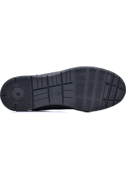 B9486 Krakers Erkek Comfort Ayakkabı - Siyah