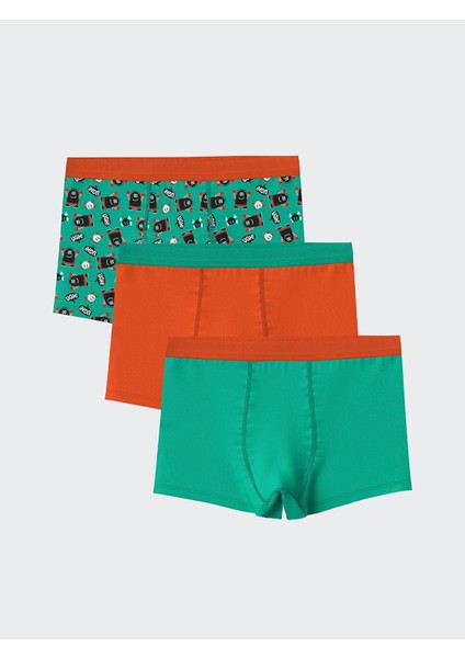 Lcw Kids Baskılı Erkek Çocuk Boxer 3'lü (S5)