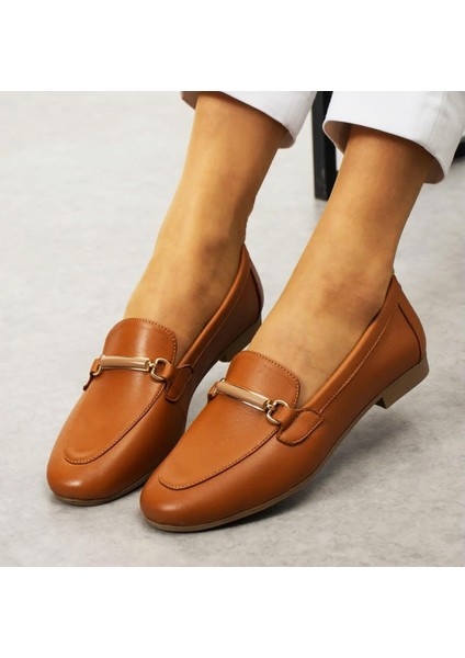 Venüs 25484205 Hakiki Deri Kadın Loafer Ayakkabı