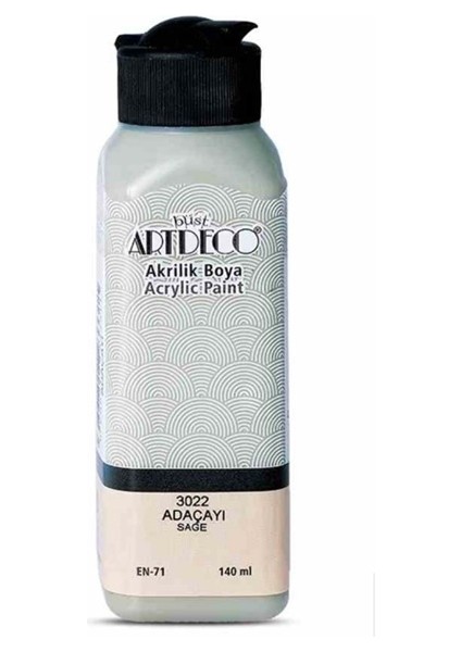 Akrilik Boya 140 ml Adaçayı - 4 Adet