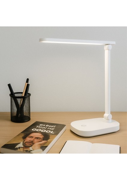 ST-7901 Şarjlı LED Masa Lambası, Dokunmatik Masaüstü Çalışma Masası Lambası 30 Smd LED