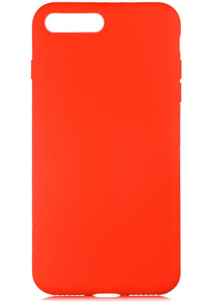 Apple iPhone 8 Plus Uyumlu Uzrm Lsr Laaakan Kapak-Turuncu