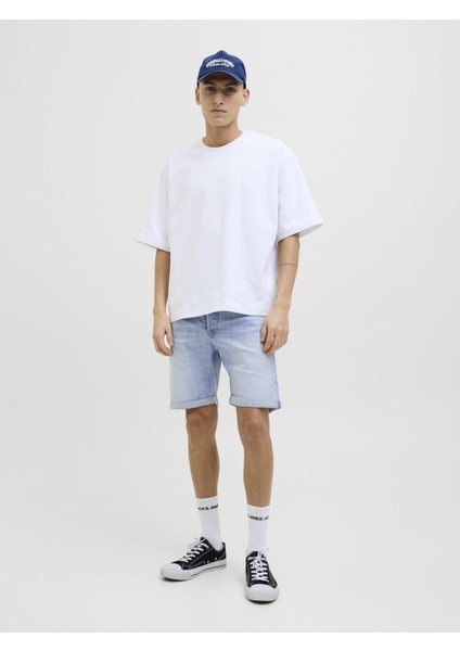 Jack & Jones Jjırıck Jjıorıgınal Erkek Denim Şort - Esnek ve Rahat Kalıp