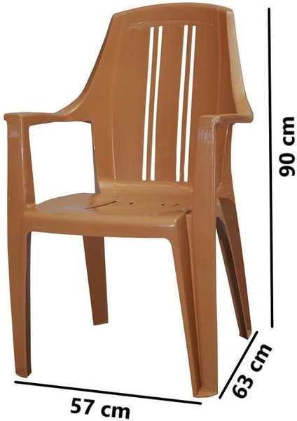 MT-GF139 Orbita Plastik Bahçe Balkon Koltuk Sandalye 4'lü Set