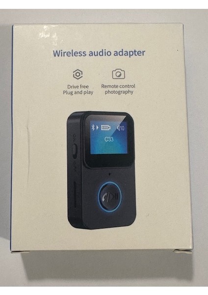 Bluetooth Kulaklık Çevirici Bluetooth Stereo Çevirici Bluetooth 3.5 mm Jack Çevirici C33