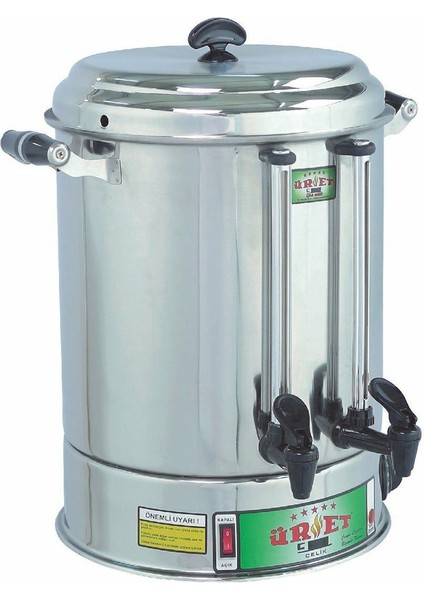 14 Litre Parlak Çay Makinesi - 160 Bardak