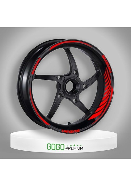 Reflektör Kırmızı Suzukı Uyumlu Racing Şerit
