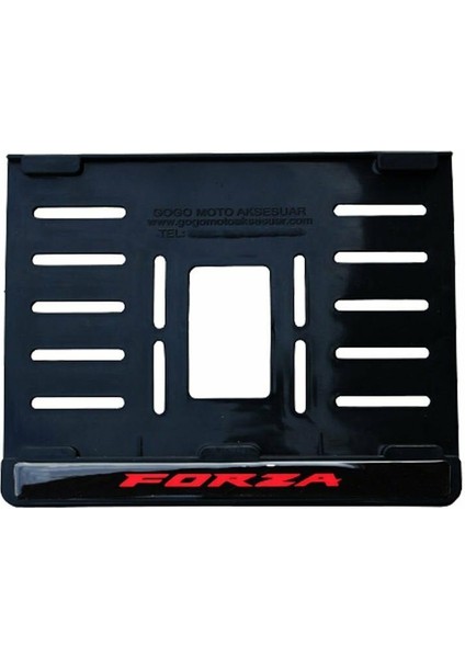 Honda Forza Uyumlu 3 Plastik (15X24 Cm) Kırılmaz Plakalık
