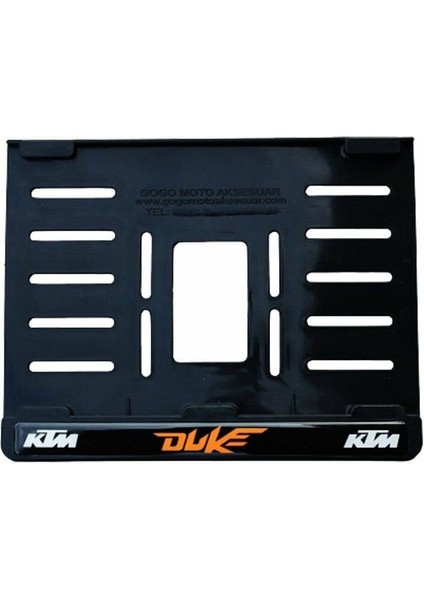 Ktm Duke Uyumlu 1 Plastik (15X24 Cm) Kırılmaz Plakalık