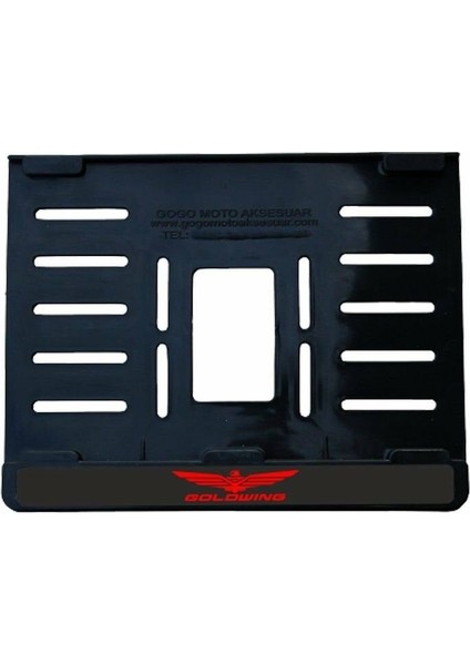 Honda Goldwing Uyumlu 1 Plastik (15X24 Cm) Kırılmaz Plakalık