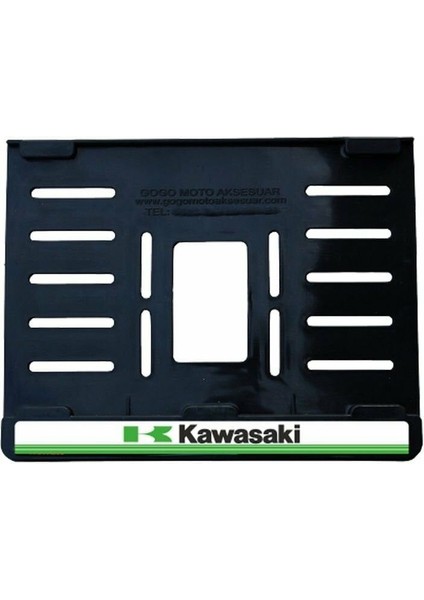 Kawasaki Uyumlu 4 Plastik (15X24 Cm) Kırılmaz Plakalık