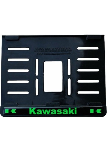 Kawasaki Uyumlu 1 Plastik (15X24 Cm) Kırılmaz Plakalık