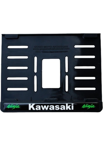Kawasaki Uyumlu 2 Plastik (15X24 Cm) Kırılmaz Plakalık