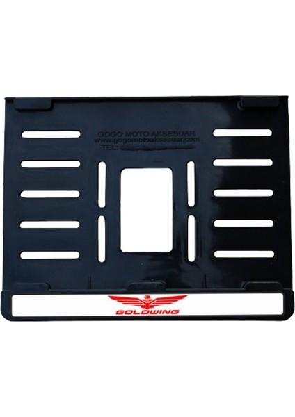 Honda Goldwing Uyumlu 2 Plastik (15X24 Cm) Kırılmaz Plakalık