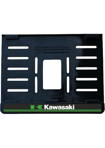Kawasaki Uyumlu 3 Plastik (15X24 Cm) Kırılmaz Plakalık