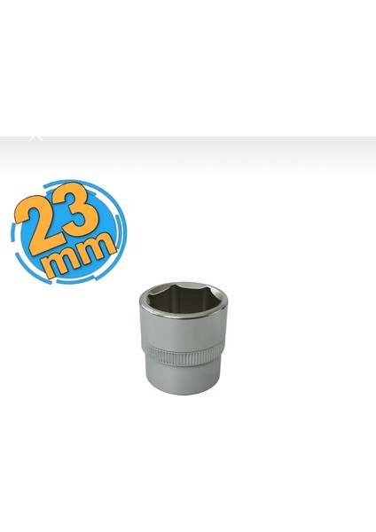 1/2'' Altı Köşe Lokma Anahtar 23 mm