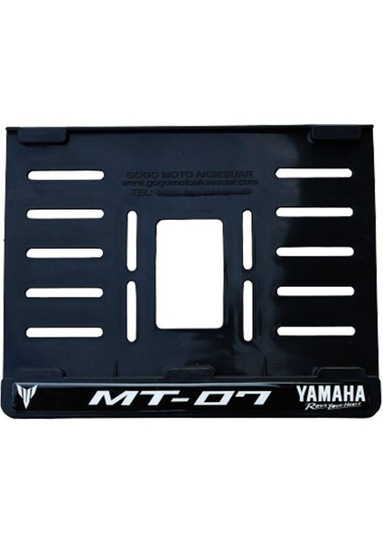 Yamaha Mt-07 Uyumlu 2 Plastik (15X24 Cm) Kırılmaz Plakalık