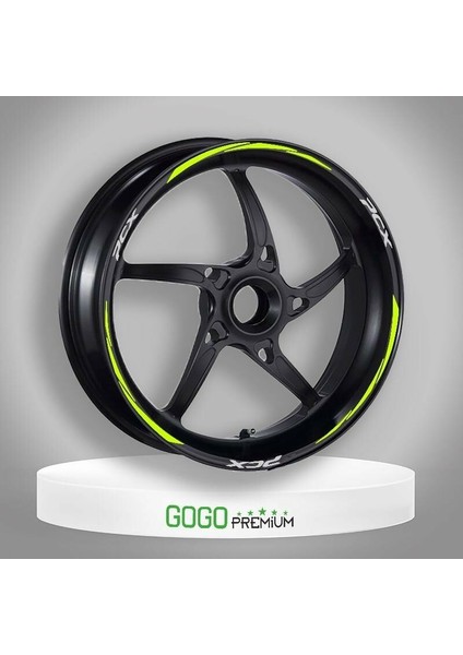 Florasan Sarı Iıı Honda Pcx Uyumlu 1 Set Jant Şeridi