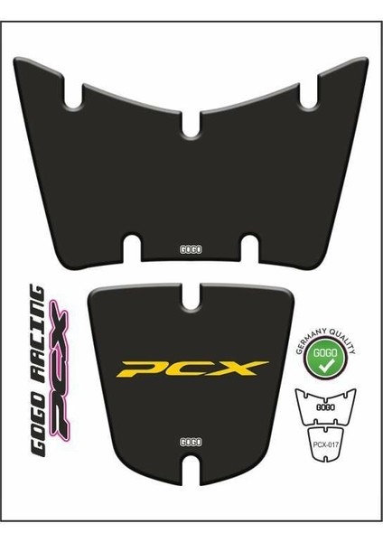 Honda Pcx 2014 - 2017 Uyumlu Tank Pad 017