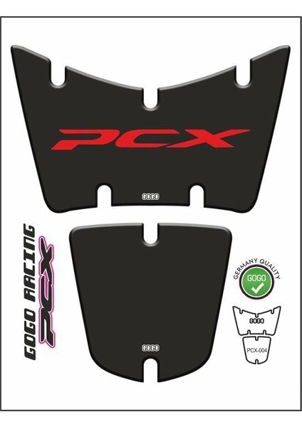 Honda Pcx 2014 - 2017 Uyumlu Tank Pad 004