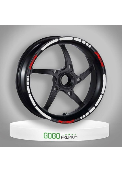 Reflektör Beyaz I Honda Pcx Uyumlu 1 Set Jant Şeridi