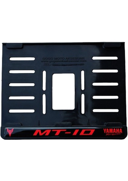 Yamaha Mt-10 Uyumlu 2 Plastik (15X24 Cm) Kırılmaz Plakalık