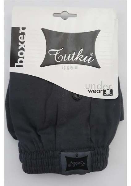 Erkek Boxer 4'lü Paket Siyah-Füme-Lacivert-Gri Asorti fiyatları