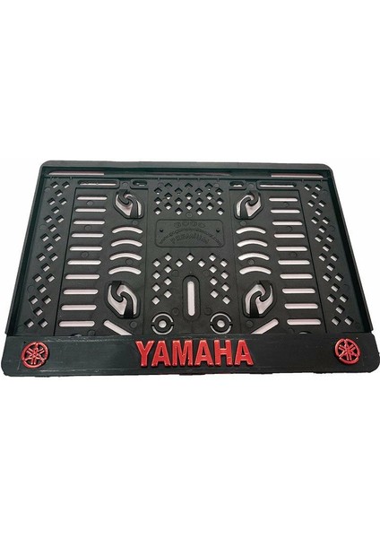 Yamaha Kırmızı Çıtçıt Plastik (15X24 Cm) Kırılmaz Plakalık