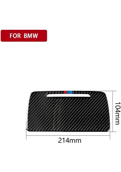 Bmw 5 Serisi F10 2011-2017 Için Karbon Fiber Araba Saklama Kutusu