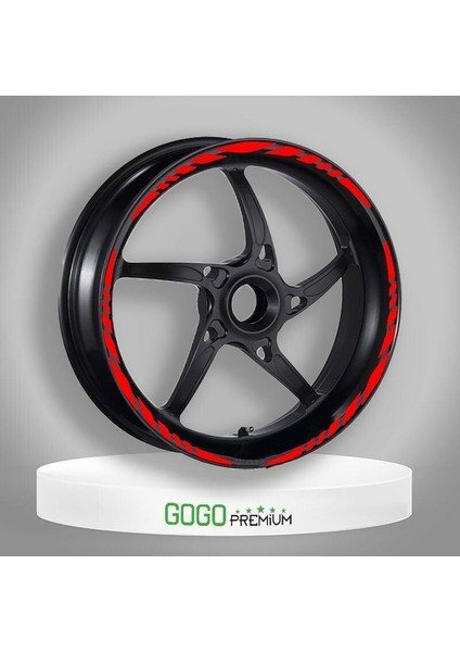 Reflektör Kırmızı Honda Pcx Uyumlu Büyük 1 Set Jant Şeridi