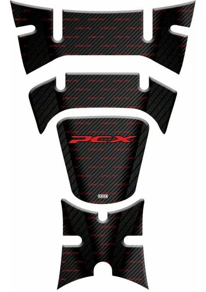 Honda Pcx 2018 - 2020 Uyumlu Tank Pad 003