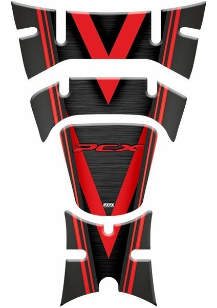 Honda Pcx 2018 - 2020 Uyumlu Tank Pad 001