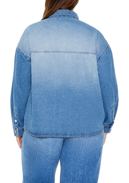 F21 Plus Size Denim Gömlek