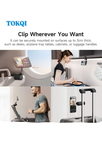 Araç Tutucu 360° Dönebilen Ayarlanabilir Manyetik Çok Açili Telefon Tutucu