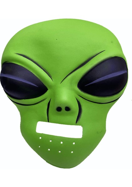 Ghoulish Productions Green Alien Mask 45X30 cm ( Uzaylı ) - Lisinya