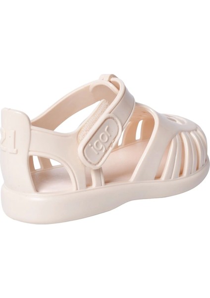 S10311-079 Tobby Gloss Marfil Çocuk Sandalet