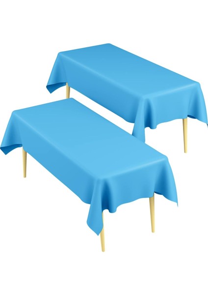 Masa Örtüsü Baskısız Mavi