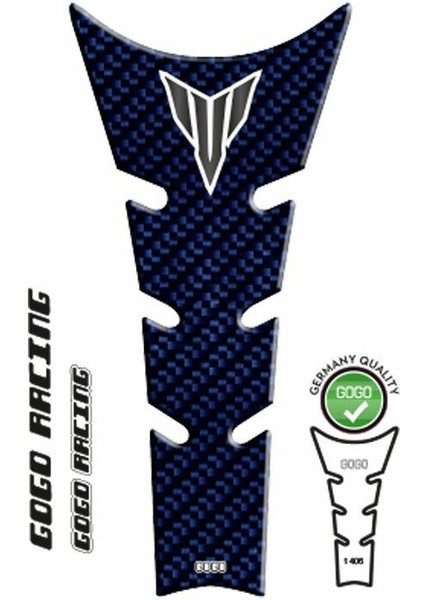 Yamaha MT25 2014 - 2019 Uyumlu Tank Pad 007