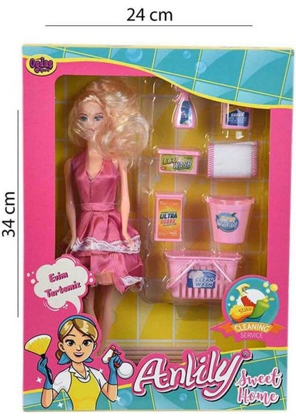 Oydaş Kutuda Anlily Temizlik Setli Bebek 2442