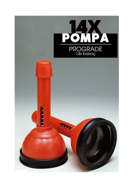 Prograde Pistonlu 14X Lavabo Gider Açıcı Pompa