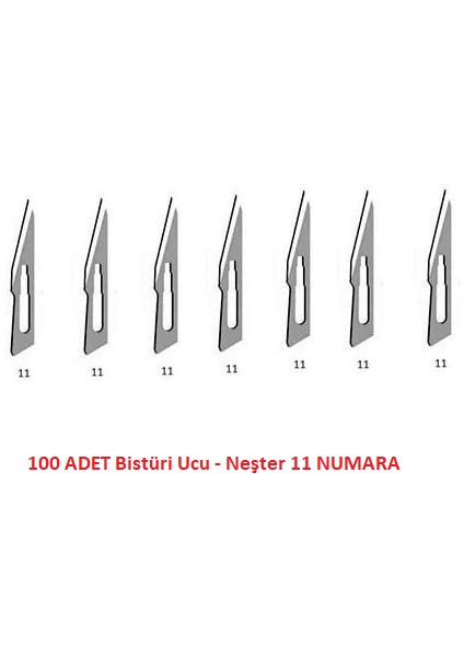 No 11 - Neşter - 100 Adet