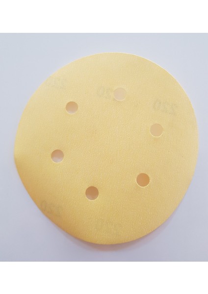 Zımpara Cırt 6 Delikli 150MM 220KUM 10'lu