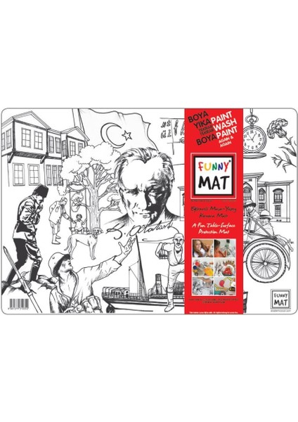 Akademi Çocuk - Funny Mat - Mustafa Kemal Atatürk (Yeni)