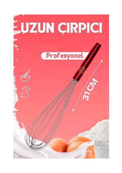 31 cm Çırpıcı Yumurta Çırpıcı