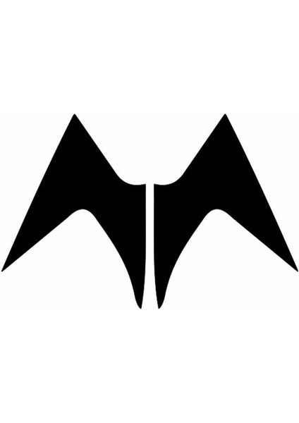 Mondial Mh Drift 2011 - 2020 Uyumlu Siyah Ön Siperlik Yan Sticker