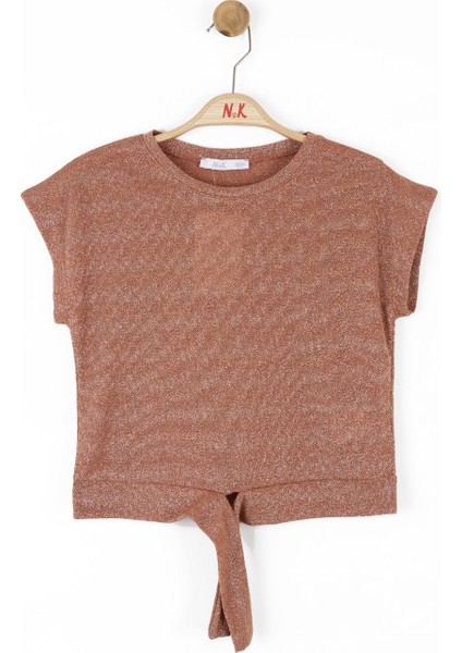 Kız Çocuk Simli Pantolonlu Takım