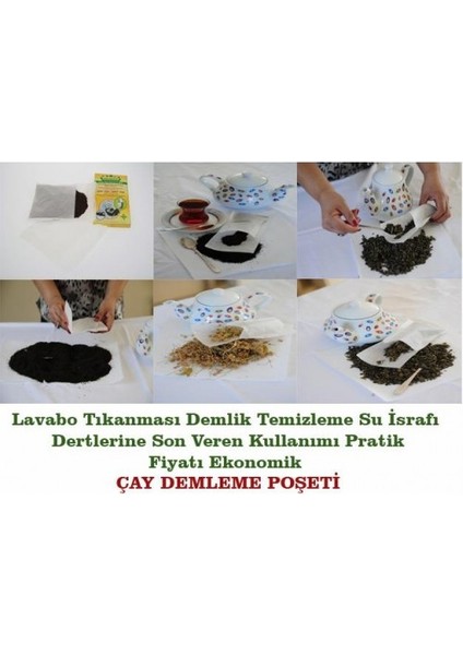 Ev Tipi Çay Demleme Poşeti 30LU Paket