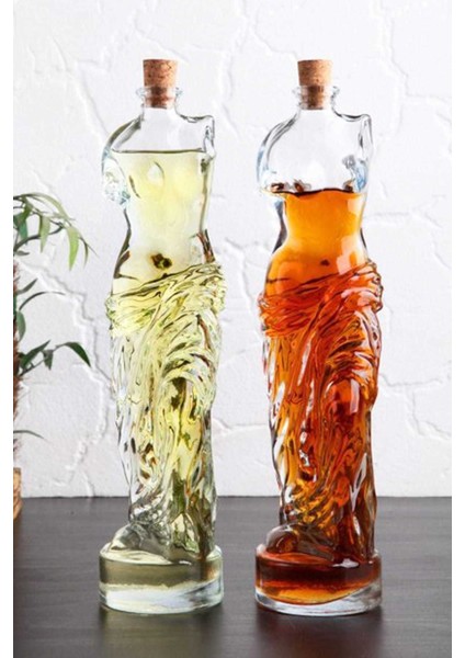 Venüs Yağdanlık - Kadın Figürlü Sirkelik Sosluk 700 ml 2 Li Set