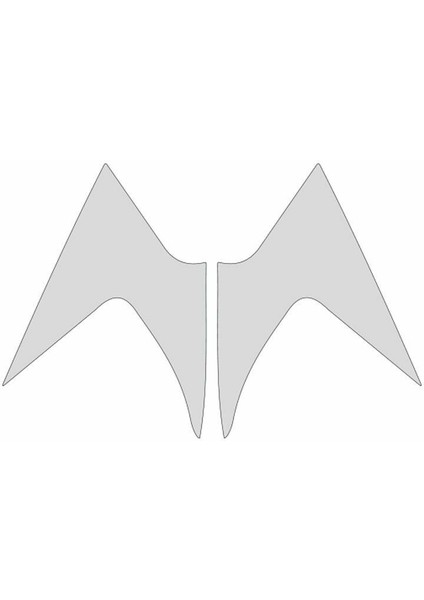 Mondial Mh Drift 2011 - 2020 Uyumlu Nikel Ön Siperlik Yan Sticker